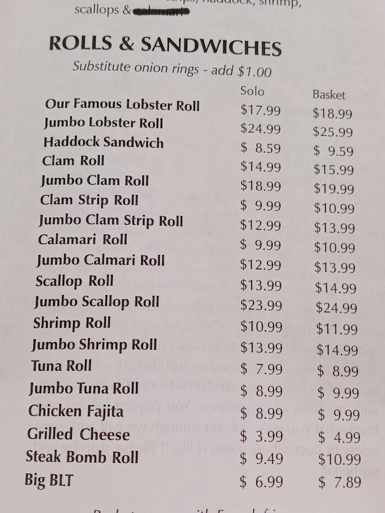 Tamarack Restaurant Menu image 2